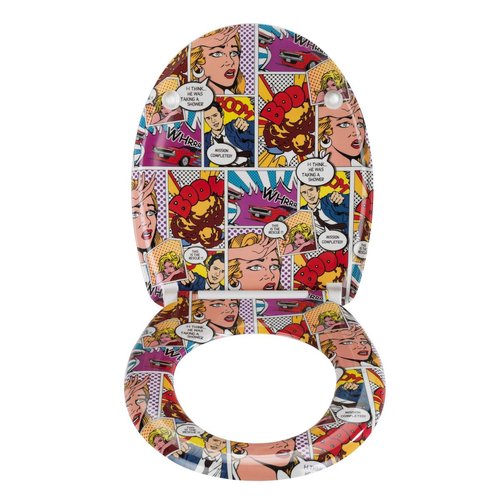 Abattant wc pop art top