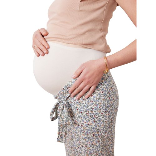 Pantalon large imprime fluide de grossesse sable Vertbaudet La Redoute