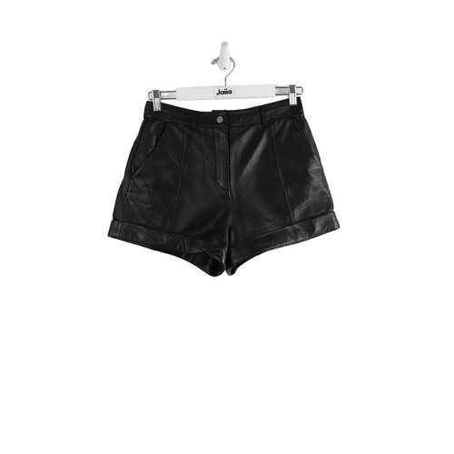 Short en cuir tres bon etat noir Maje La Redoute
