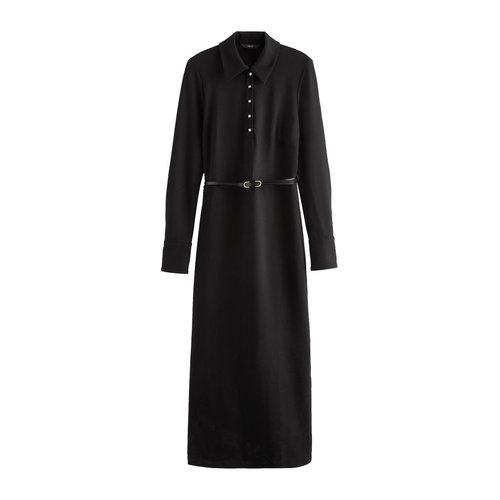 Robe longue noire la redoute on sale