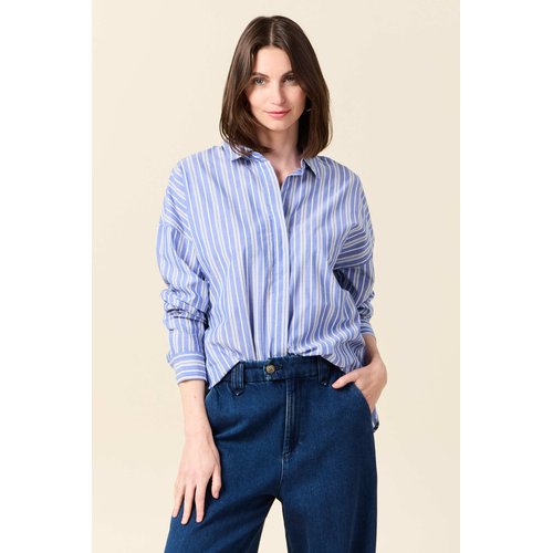 Chemise eco responsable bleu clair Bonobo La Redoute