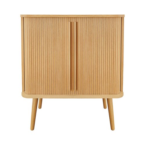 Buffet haut en bois h95cm rove Couleur bois clair Woodman La Redoute