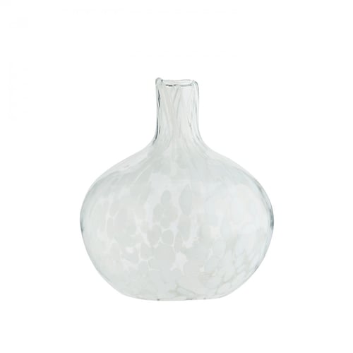 Vase en verre pattern Couleur transparent, blanc Madam Stoltz | La Redoute