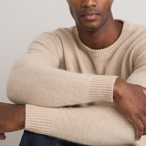 Pull en cachemire col rond en fine maille La Redoute Collections La Redoute