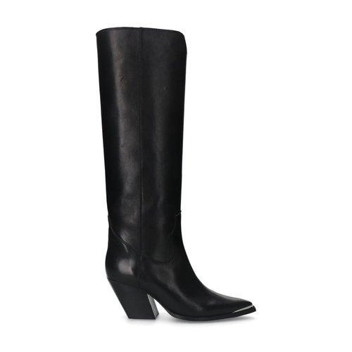 Santiags en cuir noir Sacha La Redoute