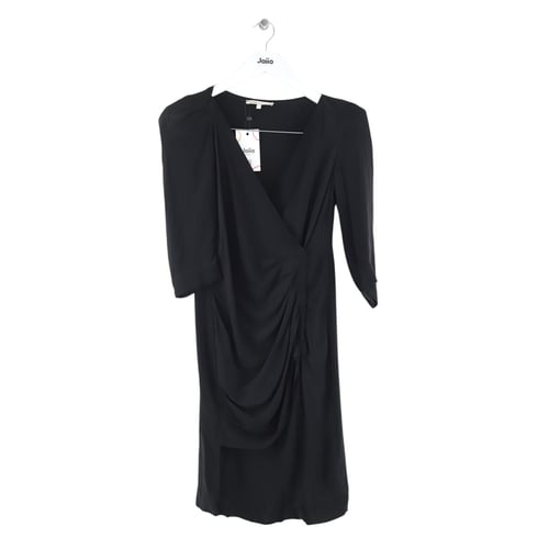Robe En Soie MAJE Taille 36 - Gris, Style Chemisier, Occasion Très Bon État