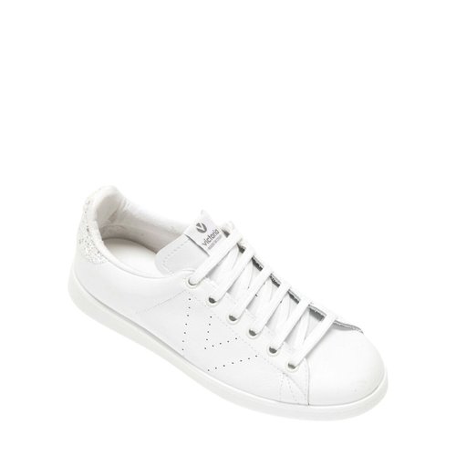 Baskets deportivo piel Victoria blanc La Redoute