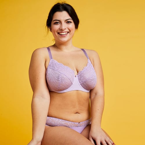 Soutien-gorge Armatures Cache Cache 95C - Violet/rose - Occasion Très Bon état