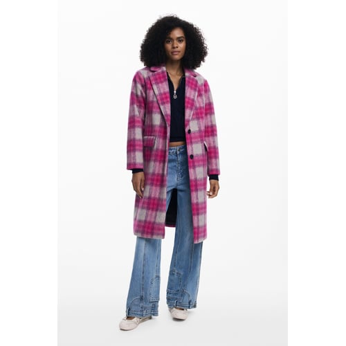 Manteau Desigual Femme Matelassé Marron - Taille 36 (S) - Occasion En Très Bon état