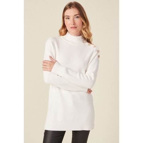 Pull long manches longues ecru Bonobo La Redoute