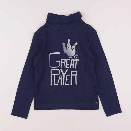 Sous pull tres bon etat bleu Okaidi La Redoute