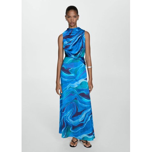 Robe imprimée mango hot sale