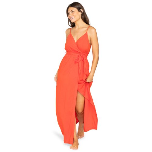 Robe isla orange sunset red Billabong La Redoute