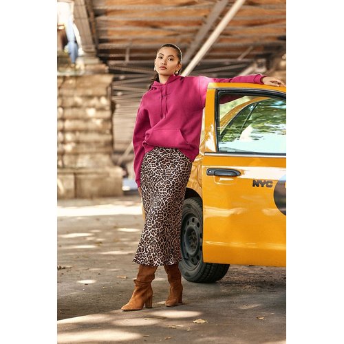Jupe imprimee jess La Petite Etoile leopard La Redoute