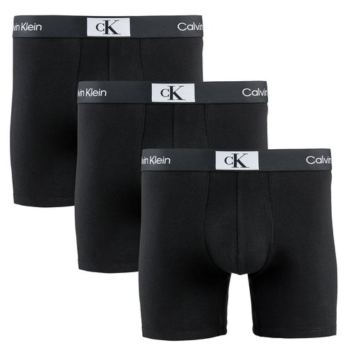 Lot de 3 boxers unis noir noir noir Calvin Klein Underwear La Redoute