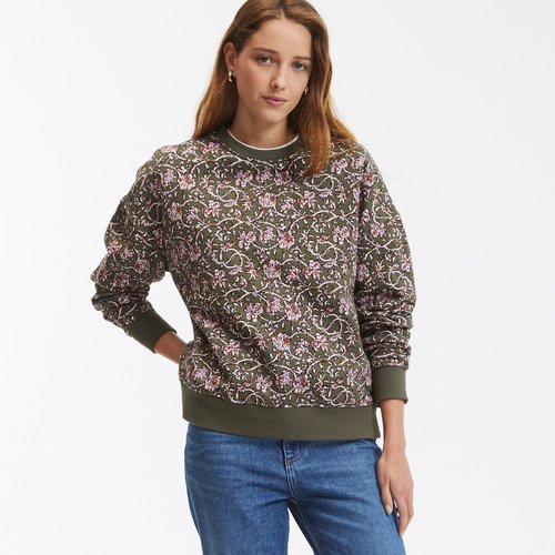 Floral print sweatshirt new arrivals