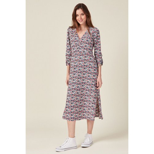 Robe longue eco responsable bleu marine Bonobo La Redoute