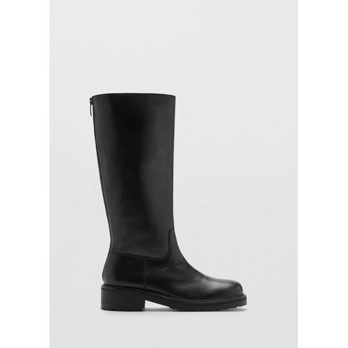 Bottes cuir mango hot sale