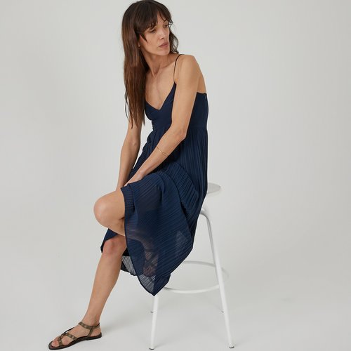 Pleated cami dress online