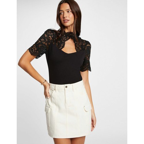 T shirt collo alto maniche corte discount