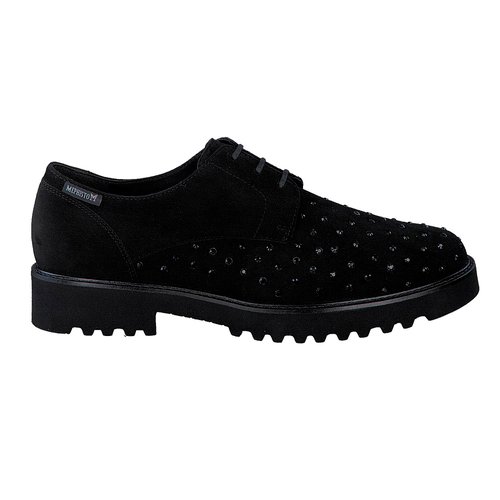 Derbies noires cloutées clearance