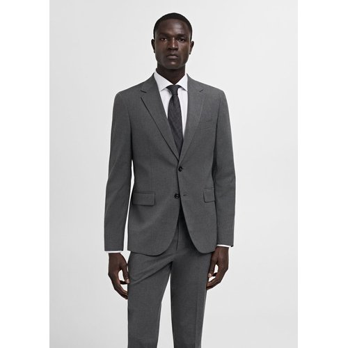 Veste costume slim fit tissu comfort stretch gris Mango Man La Redoute