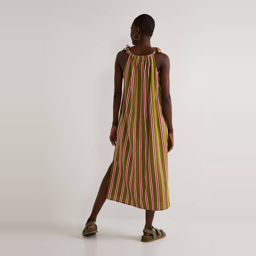 Robe evasee rayee guacamole Monoprix La Redoute