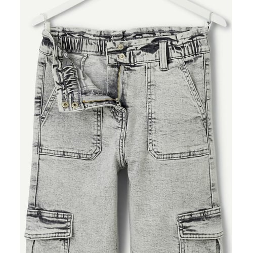 Pantalon Cargo Garçon Tape à L'oeil - Taille 10 Ans, Bleu, Très Bon état Occasion