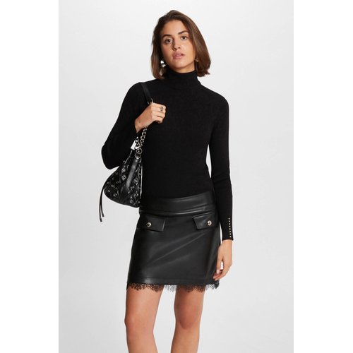 Robe courte cintree 2 en 1 noir Morgan La Redoute