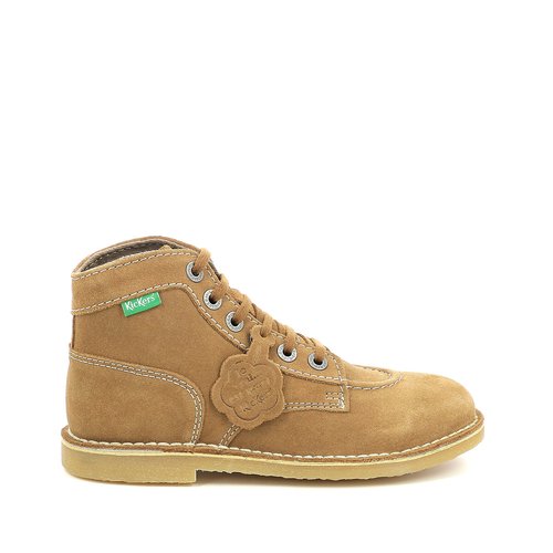 Kicklegend suede ankle boots camel Kickers La Redoute