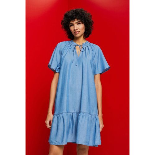 Robe lyocell bleu top