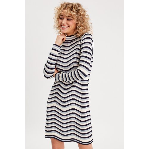 Robe pull evasee blanc Cache Cache La Redoute