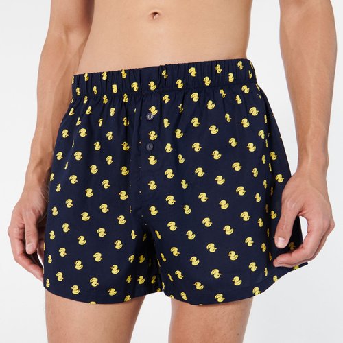 Calecon a motifs canard en coton PITICANARIZ