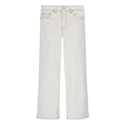 Wide leg jeans in mid rise off white Levi s Kids La Redoute