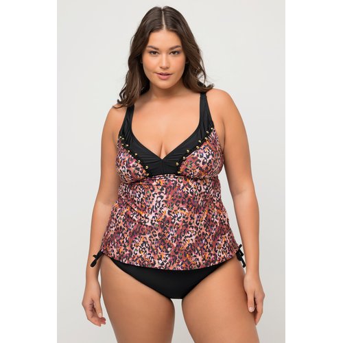 Tankini a bonnets souples. haut plus long. rouge brique Ulla Popken La Redoute