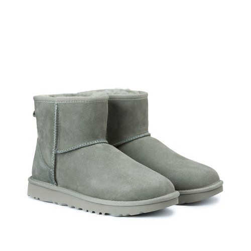Classic mini ii suede ankle boots with faux fur lining brown Ugg La Redoute