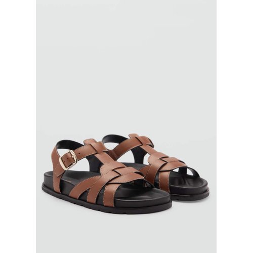 Sandales lanières cuir femme cheap