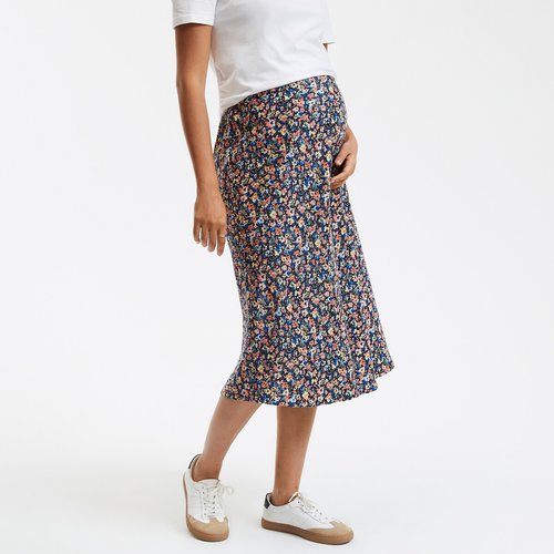 Maternity satin maxi skirt 2025