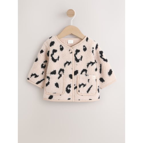 Manteau Fille Next Léopard - Taille 12-18 Mois - Occasion Très Bon État