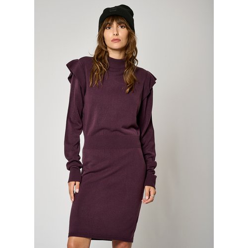 Robe pull acrylique moji violet Kaporal La Redoute