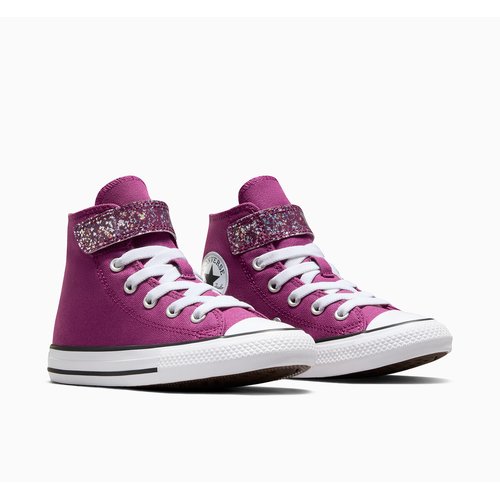 Kids all star 1v hi shinefetti high top trainers pink purple Converse La Redoute