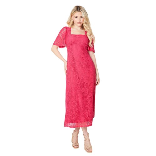 Robe mi longue rose Dorothy Perkins La Redoute
