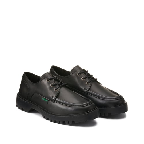 Derbies Kickers En Cuir Marron Et Noir - Pointure 38, Occasion Très Bon État