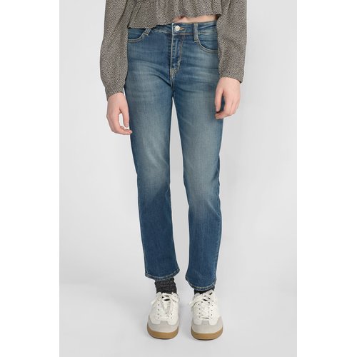 Jeans regular droit regular taille haute longueur 34 blue Le Temps Des Cerises La Redoute