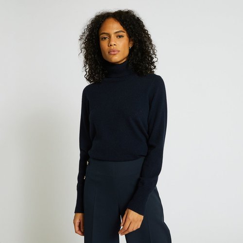 Pull col roule en cachemire