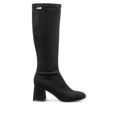 Bottes a talon dorothy noir Les Tropeziennes Par M Belarbi La Redoute