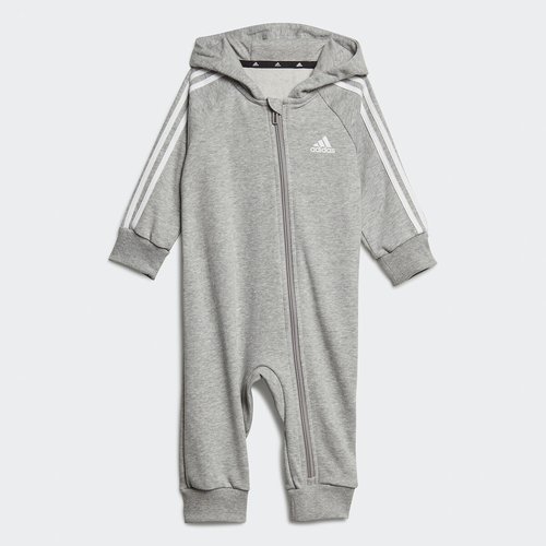 Body aus sweatware 3 streifen grau Adidas Sportswear La Redoute
