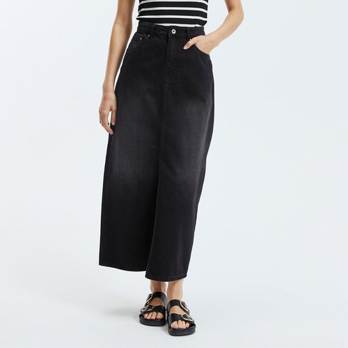 Lange jeansrok hoge taille Only Tall La Redoute