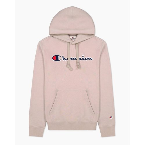 Hoodie met geborduurd logo grijs Champion La Redoute