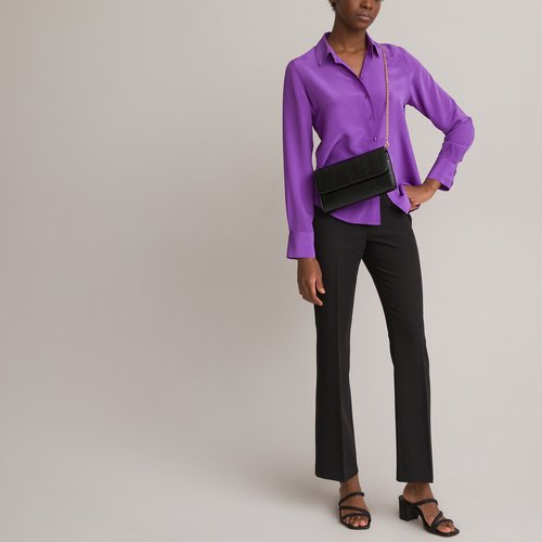 Pantalon taille haute flare sale
